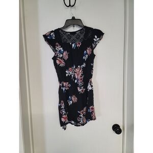 Womens floral patterned Joe B short sleeve romper